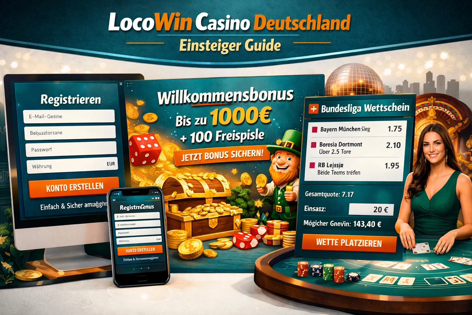 Locowin Casino Deutschland Anfänger-Guide für Registrierung, Boni und Zahlungen